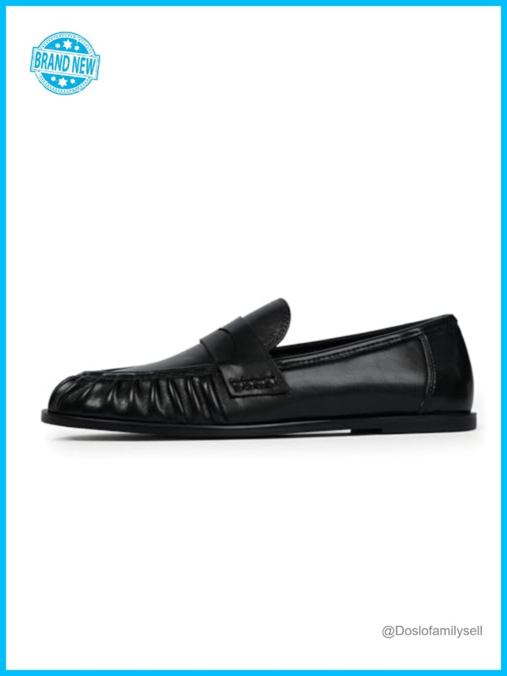 Faux Leather Penny Loafers Womens Flat Slip-On Comfort Business Casual Shoes